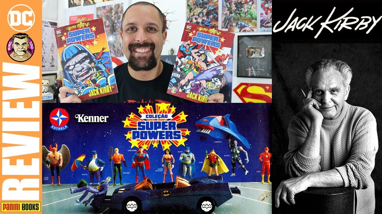 Super Powers: os quadrinhos, brinquedos e a import&acirc;ncia de Jack Kirby [Review] Lendas do Universo DC