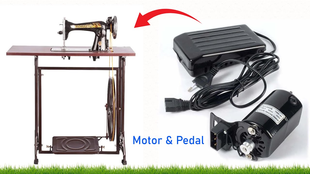 How to Install a 220V Sewing Machine Motor & Pedal | Easy DIY Upgrade in Minutes!