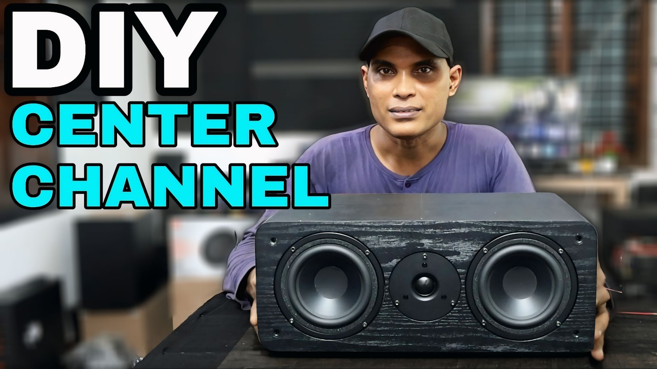 DIY Center Channel Speaker Build | Step-by-Step video for Home Theater Sound