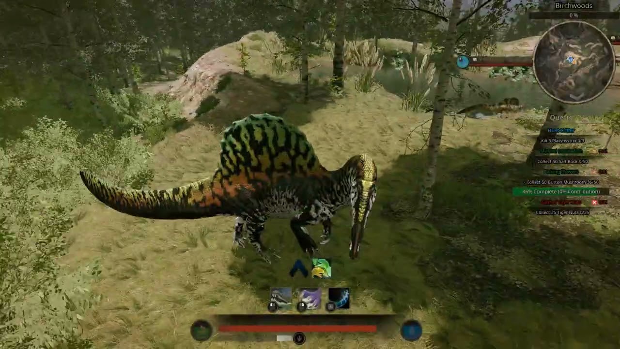 Spinosaurus hunted by a Daspletosaurus! | Path of Titans