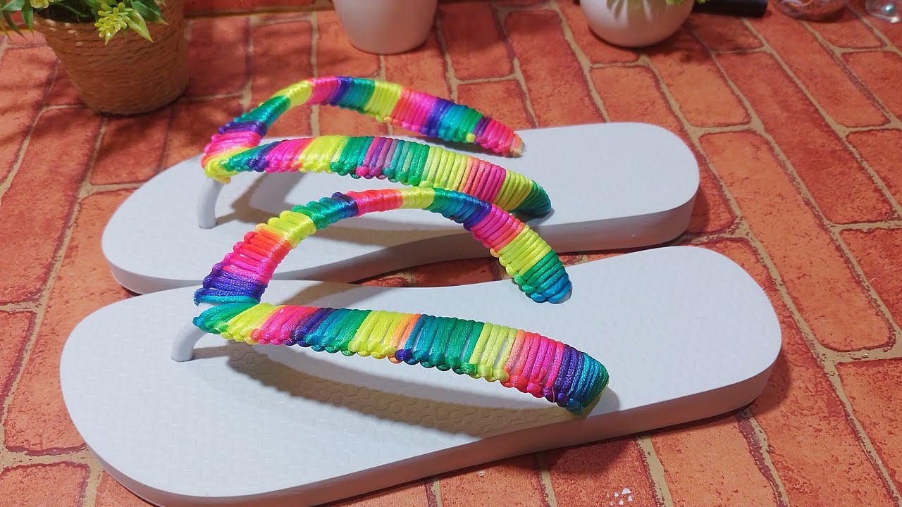 Diy macramê em um chinelo!