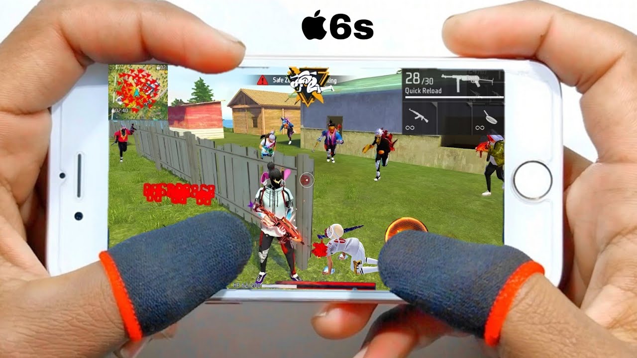 Iphone 6s Free Fire Handcam gameplay + 2gb ram test in Ultra graphics 🔥 