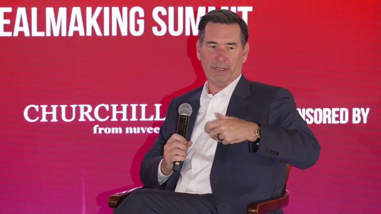 Argano Group CEO Chip Register at The M&A Advisor’s 2025 Future of Dealmaking Summit