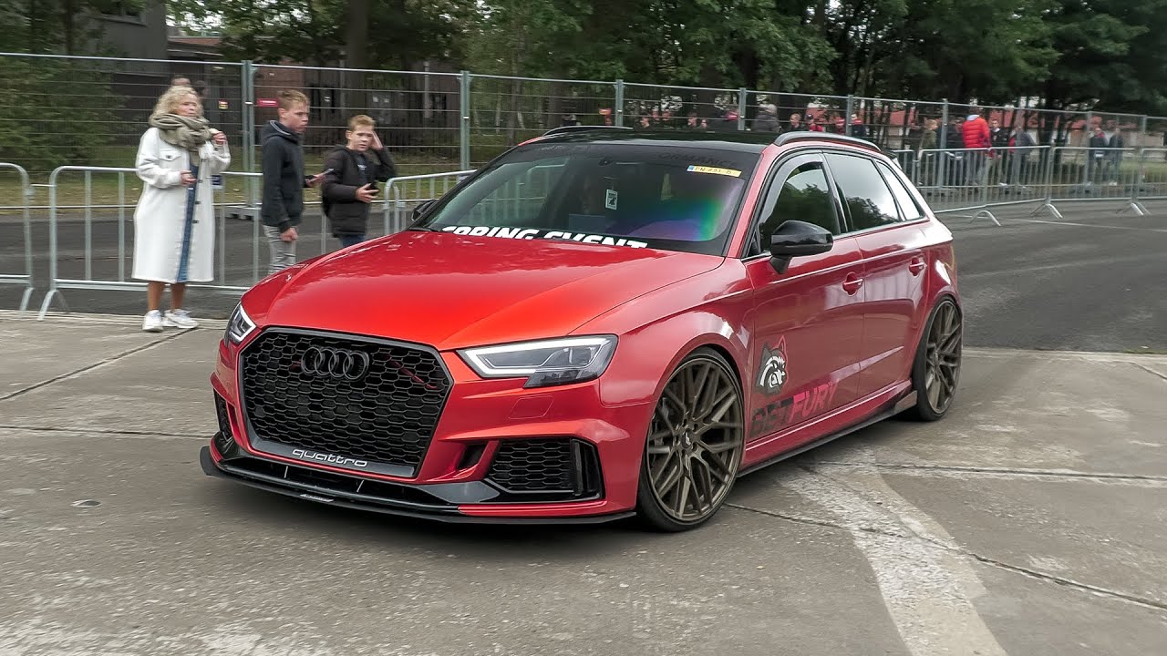 670HP TTE700 Audi RS3 8V Sportback with Decat Milltek Exhaust - Launch Controls & Accelerations !