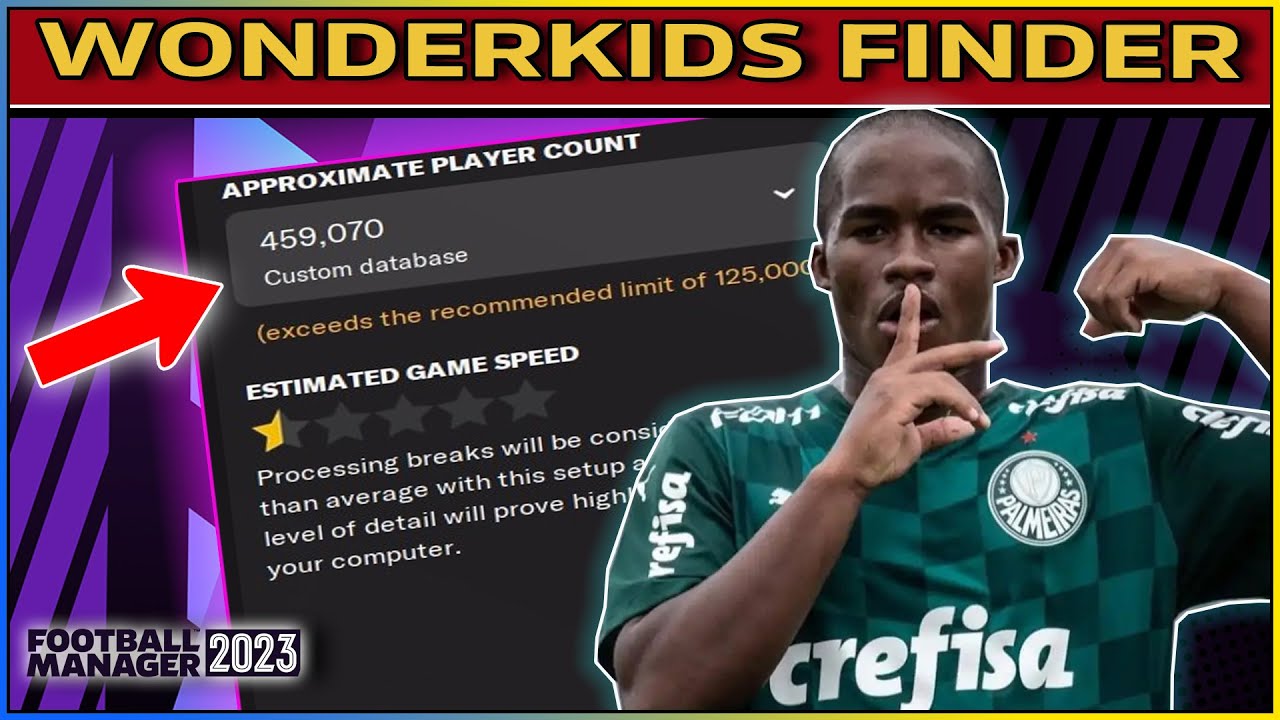 UNLOCK FM 23 WONDERKIDS | Database setup |