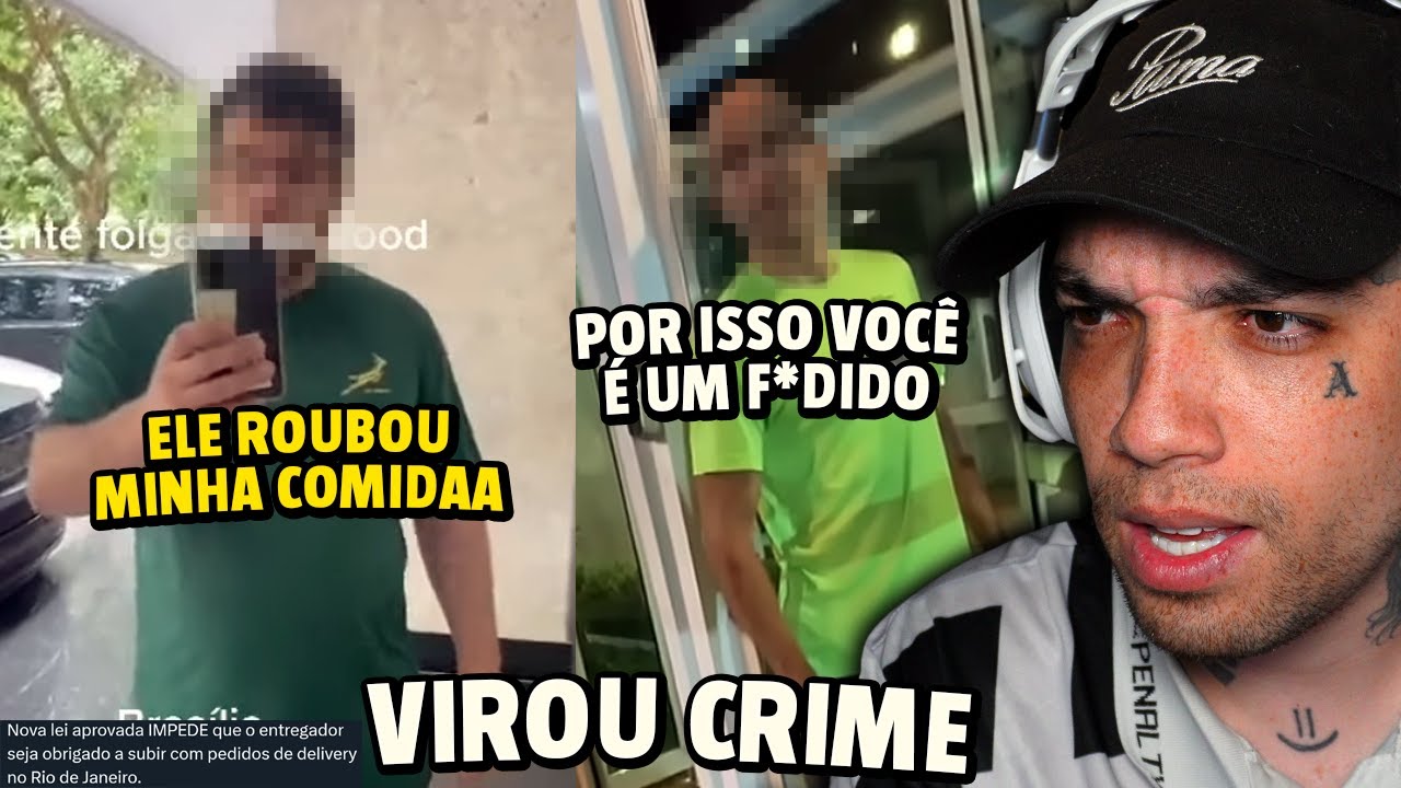 AGORA É CRIME! MOTOBOYS BRIGANDO COM CLIENTES POR NÃO SUBIR NO APARTAMENTO