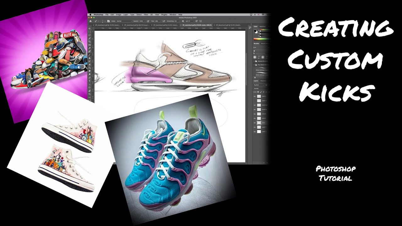 Shoe Design in Photoshop | Photoshop Basics | University of YouTube