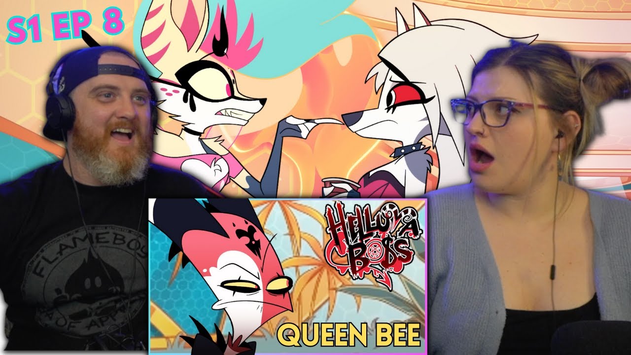 HELLUVA BOSS - QUEEN BEE REACTION S1: Episode 8 | HatGuy & @gnarlynikki React