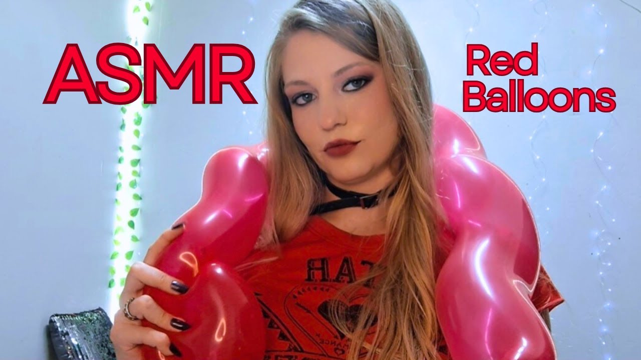 ASMR Only Red Balloons ❣️🎈