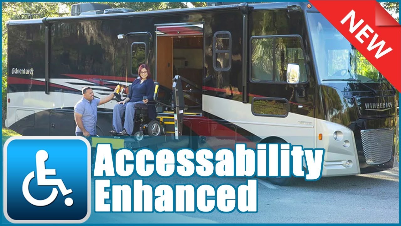 NEW! 2020 Winnebago 30TAE Handicapped accessible features in wheelchair friendly RV