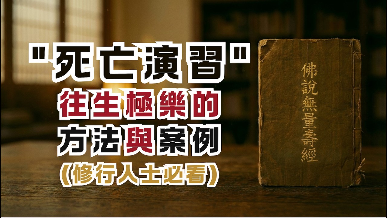 如何在意識的最後一秒，奪回生命的主控權？｜往生西方極樂世界的具體方法與真實案例。｜《佛說無量壽經》第五集｜尋道分享