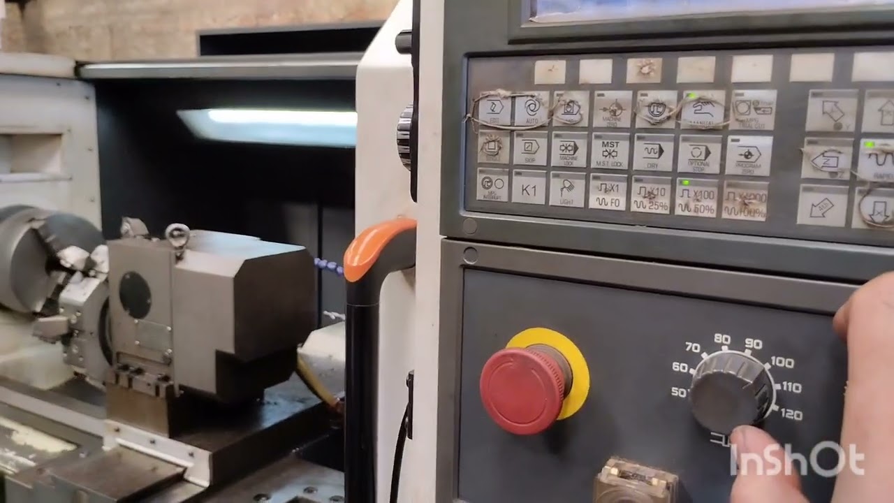 Partes torno cnc, tutorial breve inicio como funciona GSK FANUC