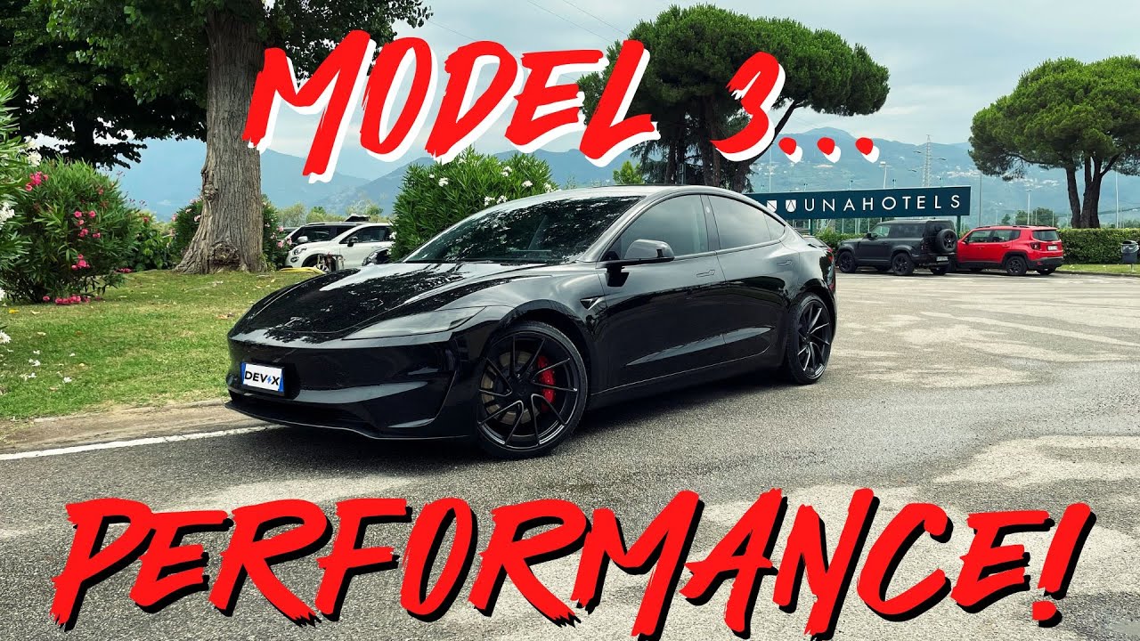 Model 3 Performance - Prime impressioni⚡️Lampi di Tesla in the road