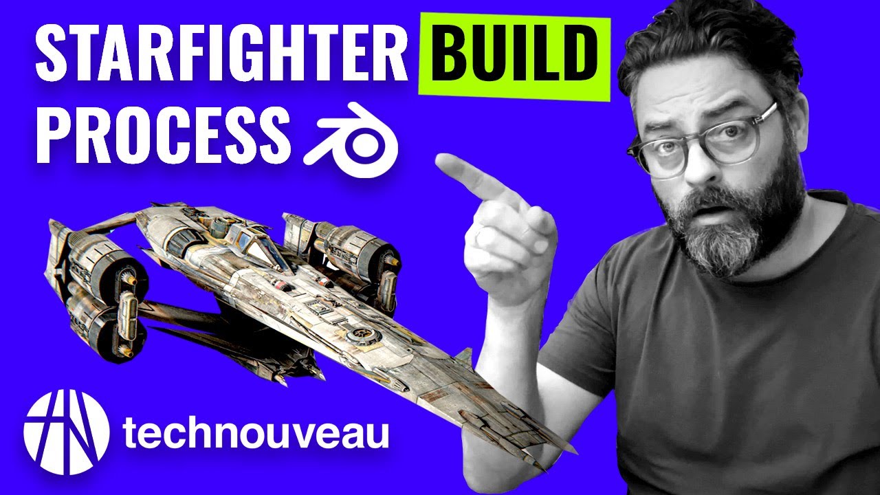 Making a Star Fighter in Blender 3D - Technouveau 0002
