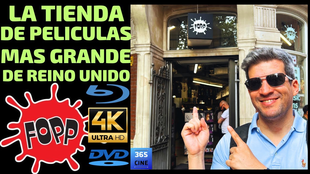Sorprendete con la increíble selección de Blu-rays y 4K en FOPP, la tienda más grande de Reino Unido