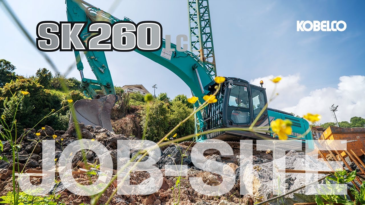 Breaking Ground with the Kobelco SK260(N)LC-11E: A Construction Marvel in the Basque Country!