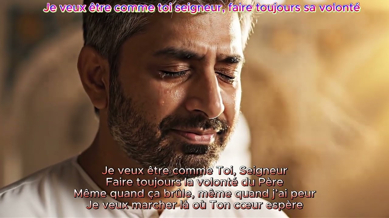 Je veux être comme toi seigneur, faire toujours sa volonté