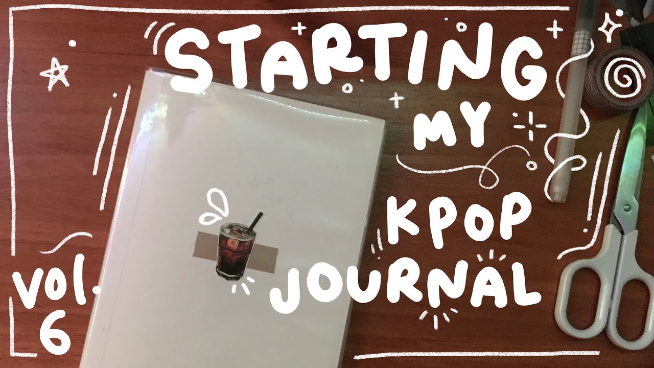 starting my 6th kpop journal — real time asmr