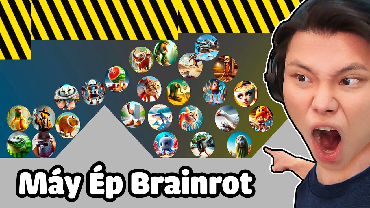ĐỪNG ĐỂ MÁY ÉP ĂN THỊT BÁNH XE BRAINROT❌🤤🥩JAYGRAY THỬ THÁCH GIÚP TUNG TUNG SAHUR vs BẠN BÈ VƯỢT NGỤC