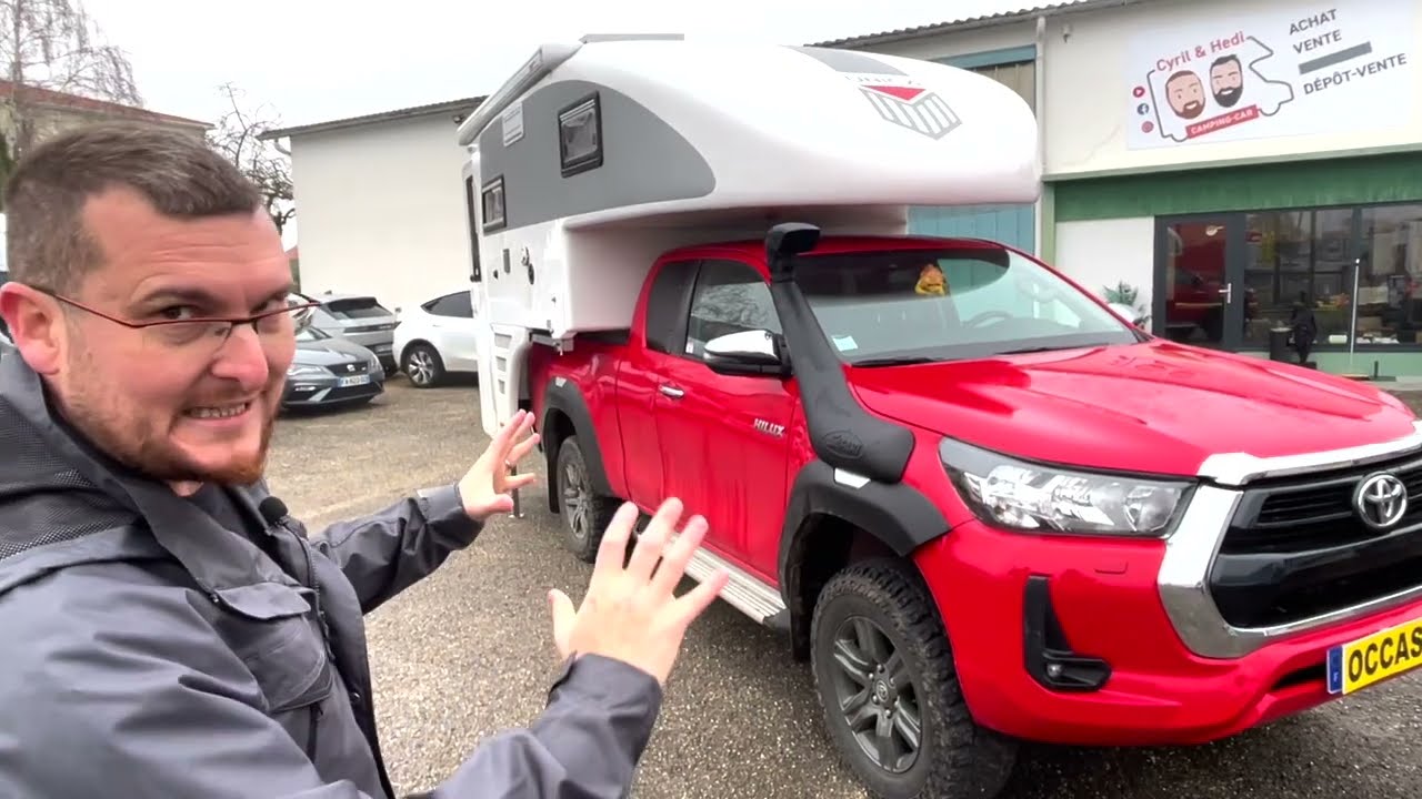 Il part faire un TOUR D'EUROPE en CELLULE PICKUP 4x4 ! Cellule UNICA