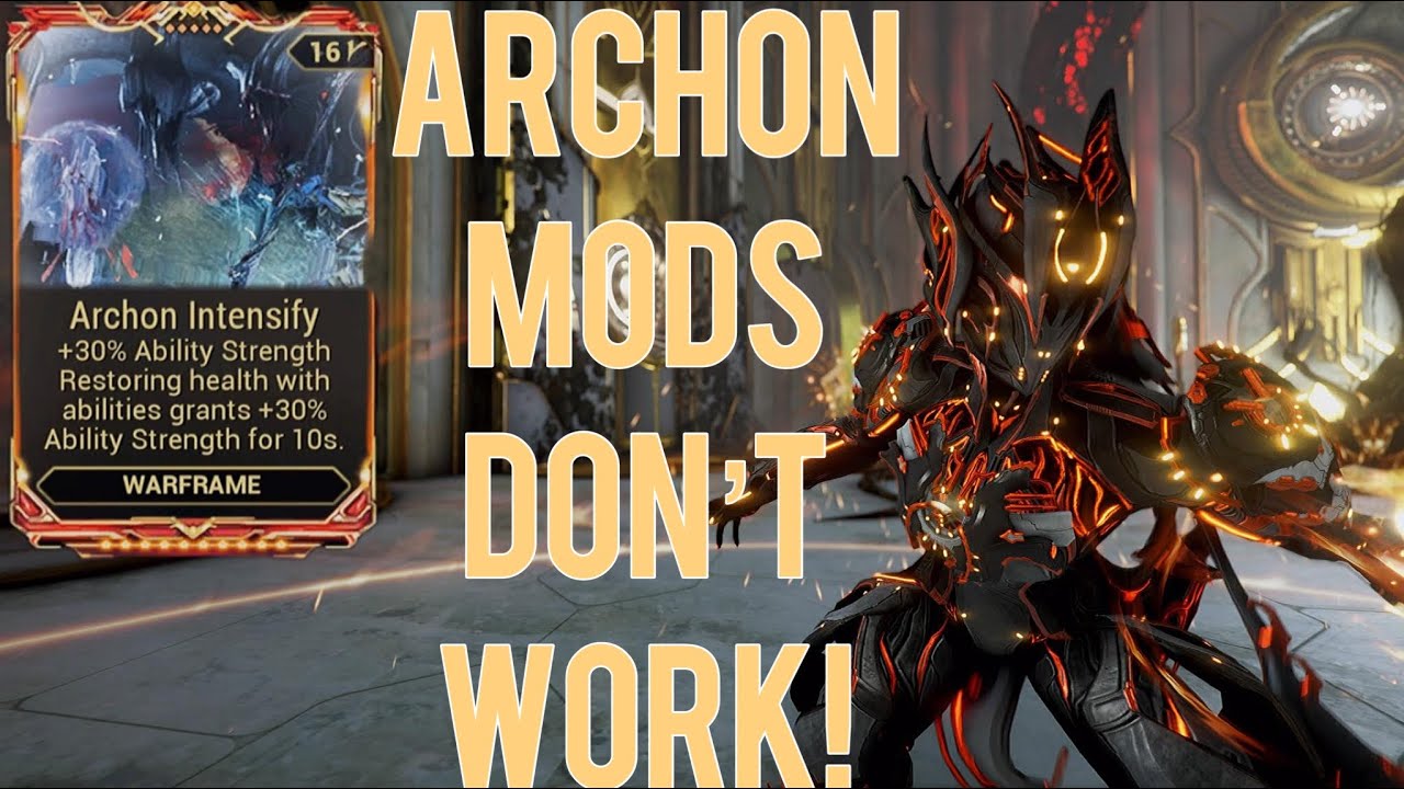 ARCHON MODS DON'T WORK | Warframe