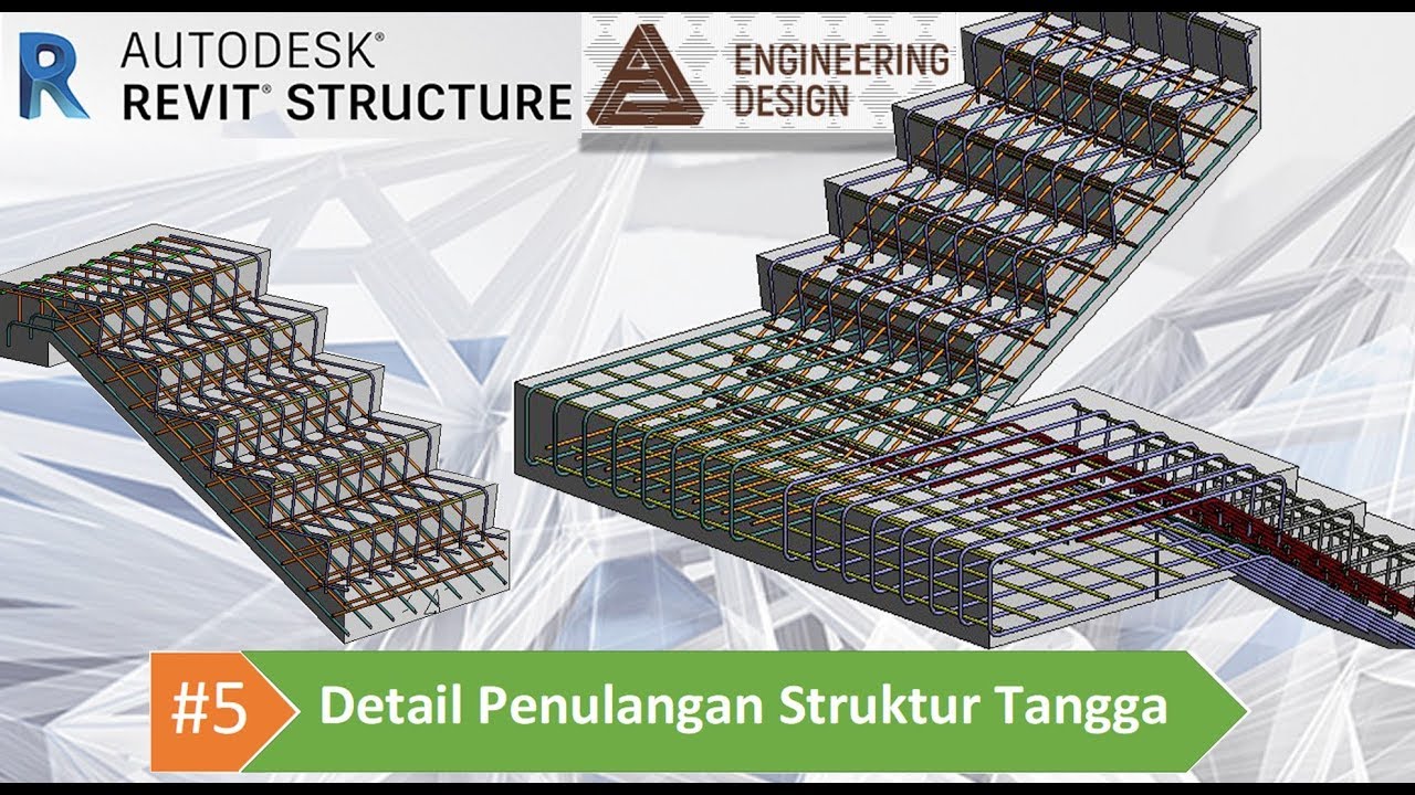 Revit Structure Indonesia #5 Detail Penulangan Tangga