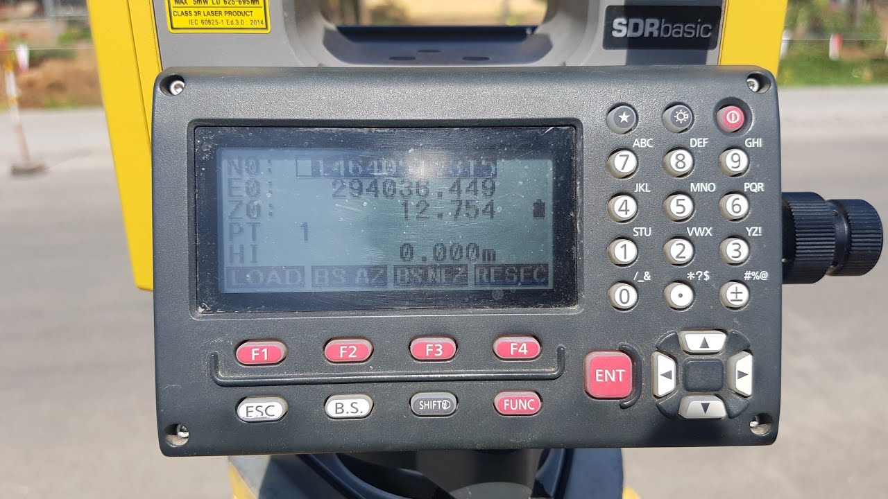 How to set Total Station Topcon GM-50 Series with Resection method.