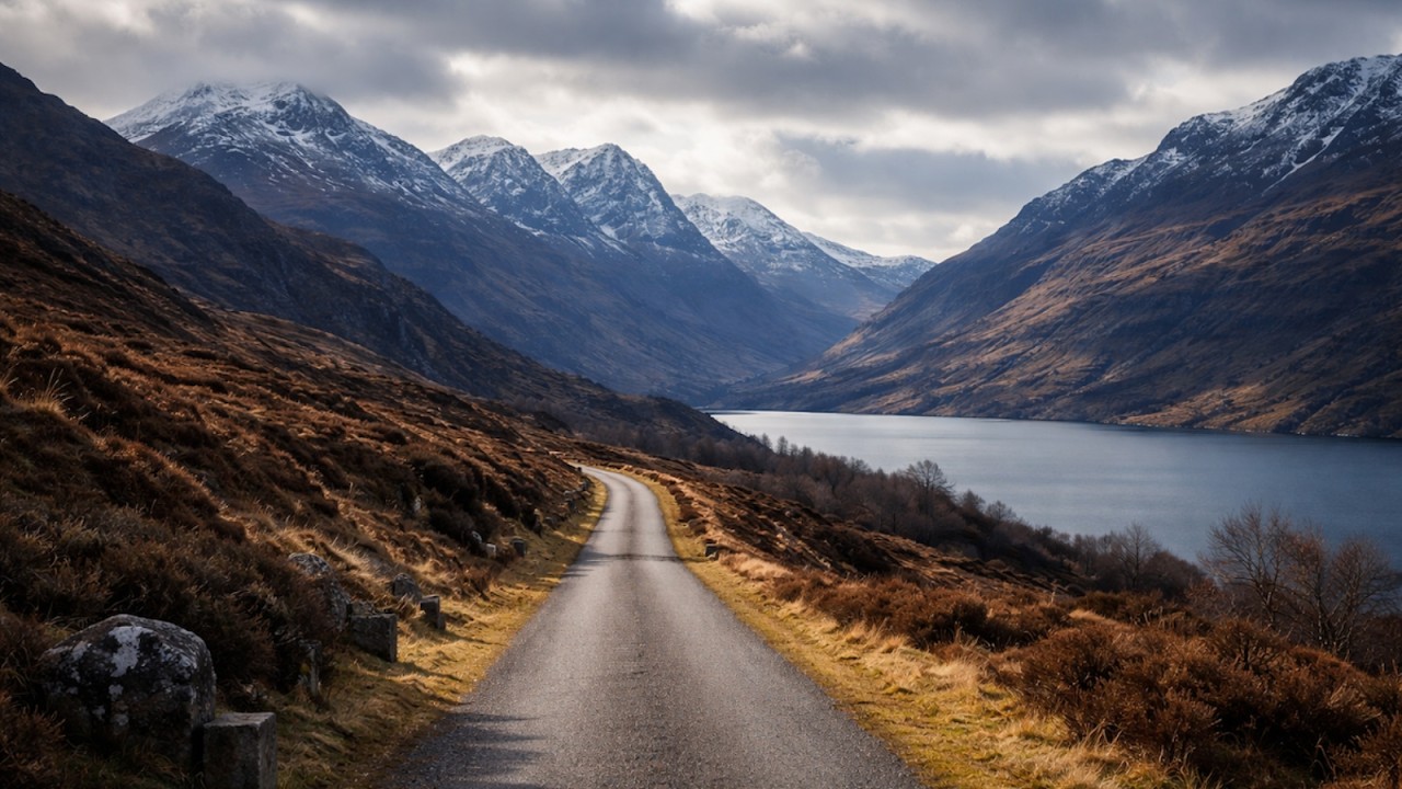Scenic Drive Through the Scottish Highlands | Torridon to Diabaig and back (4K)