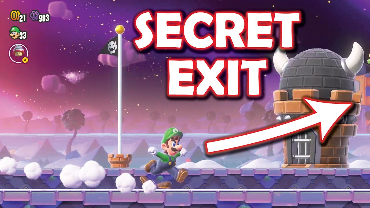 Secrets of Shova Mansion 100% Walkthrough: SECRET EXITS, Purple Coins!! *Super Mario Bros Wonder*