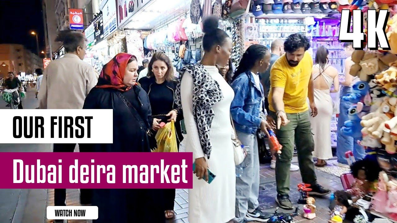 Dubai shoping tour 2025 || deira naif market [4K]🇦🇪