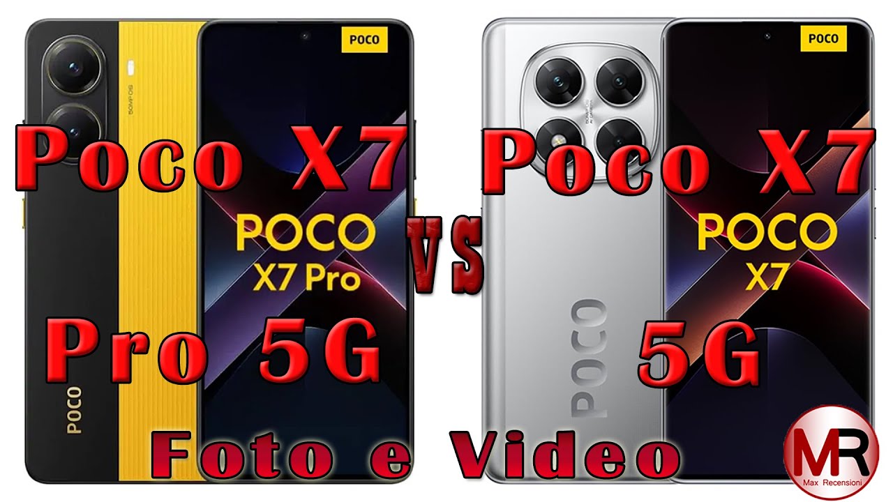 Poco X7 Pro vs X7: Confronto foto e video