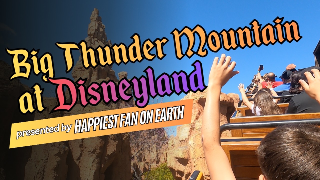 Disneyland's Big Thunder Mountain POV 4K