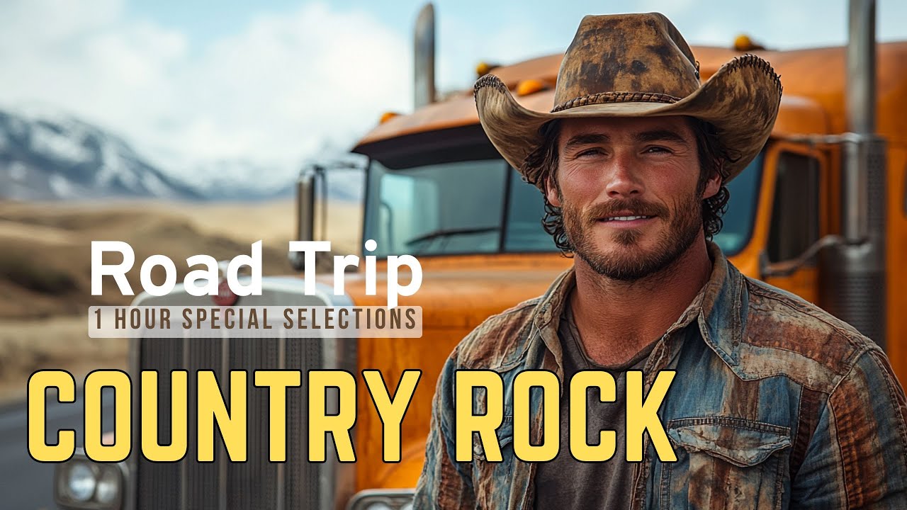 Country Rock Road Trip: 1 - Hour Instrumental Driving Music #countryrock #roadtripmusic