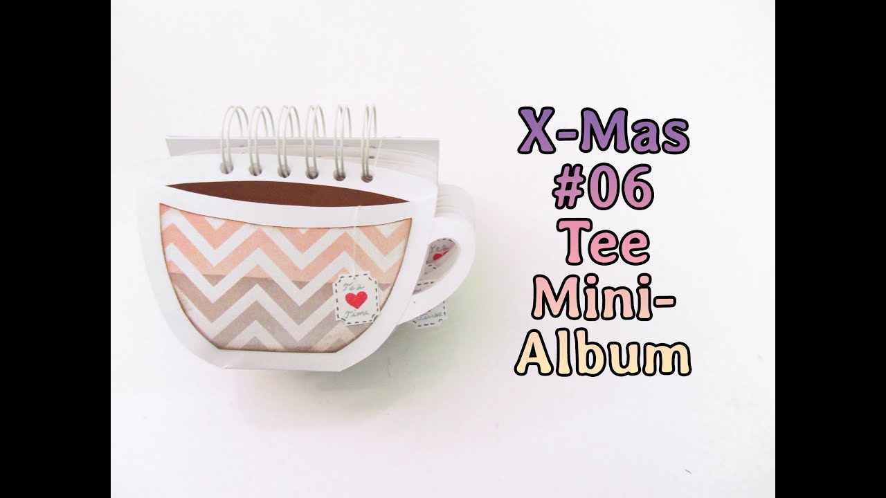 [X-Mas #06] Tee Mini-Album | Geschenkverpackung für Tee | Geschenk Tipp
