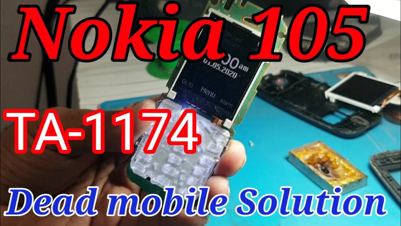 Nokia 105 dead No Power On Problem Fixed. How To Repair Nokia Ta-1174 GRZ