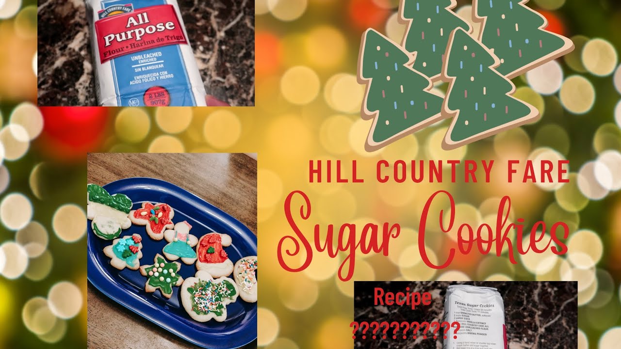 Easy Sugar Cookies Hill Country Fare Recipe  #SugarCookies #baking 
