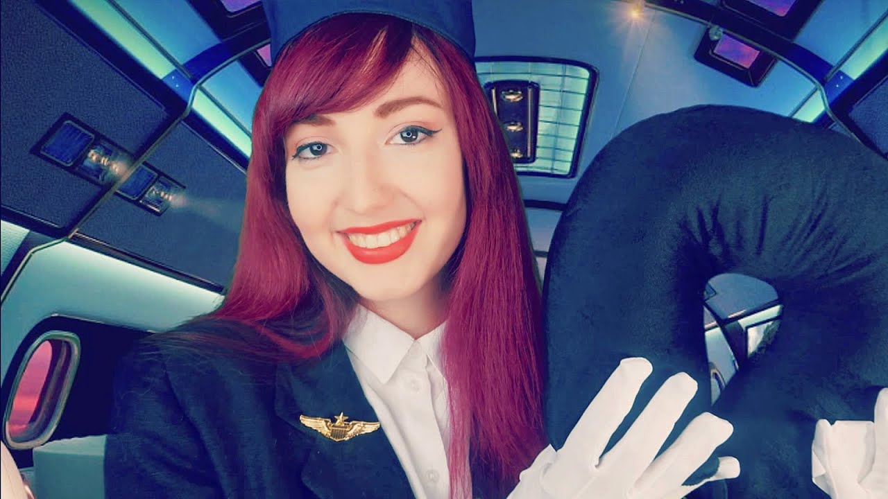 ASMR Flight Attendant Roleplay ✈️