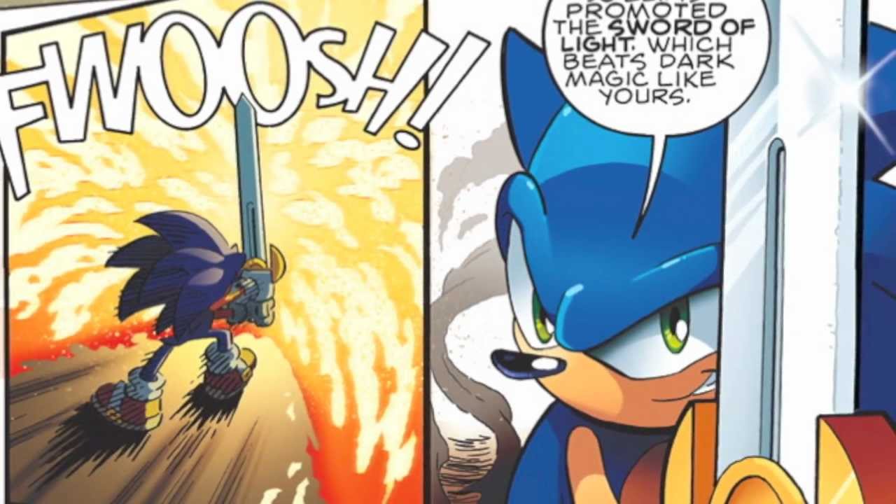 Sonic Archie comics,DJ got us falling in love