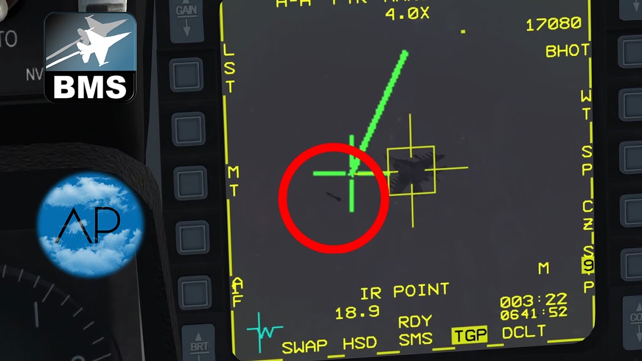 Falcon BMS 4.35 - Track Aircraft with TGP
