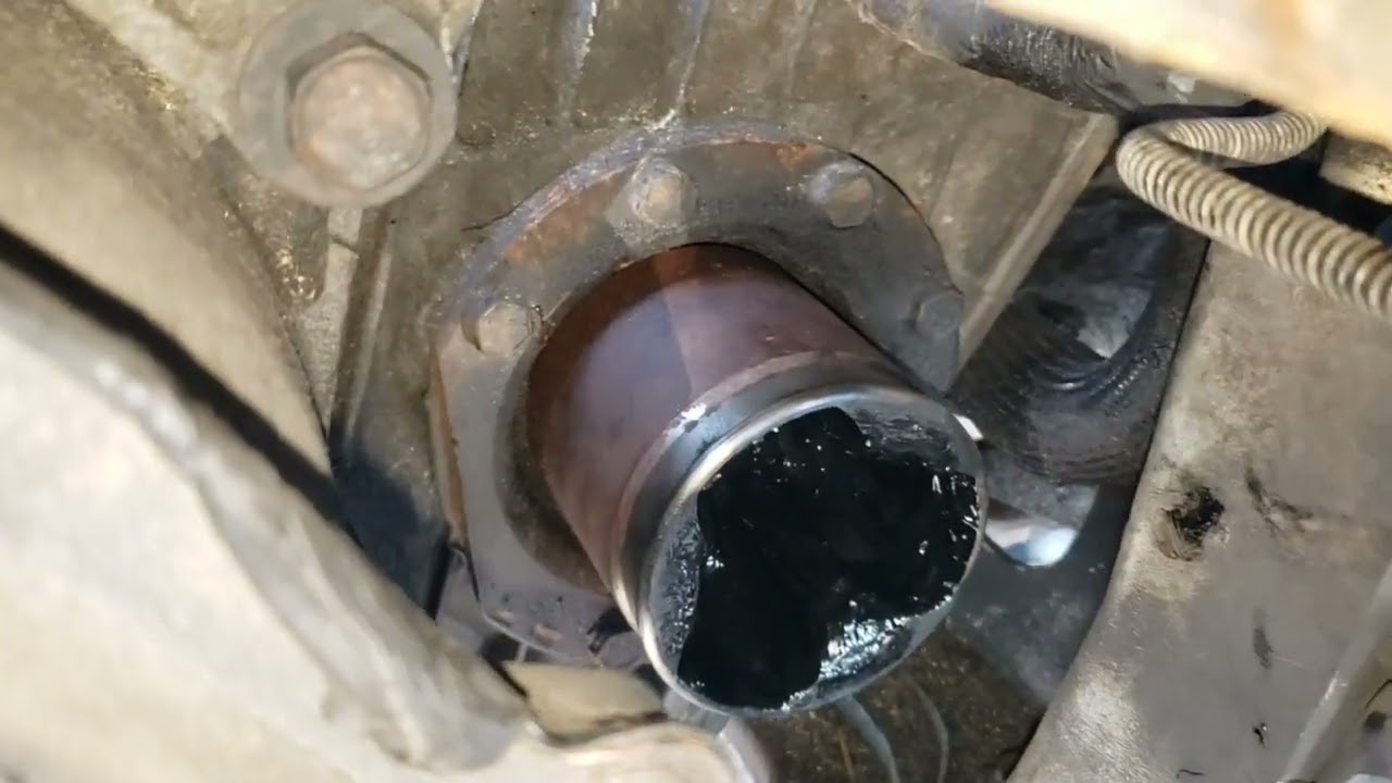 Cambio de flecha y reten de transmision a flecha 