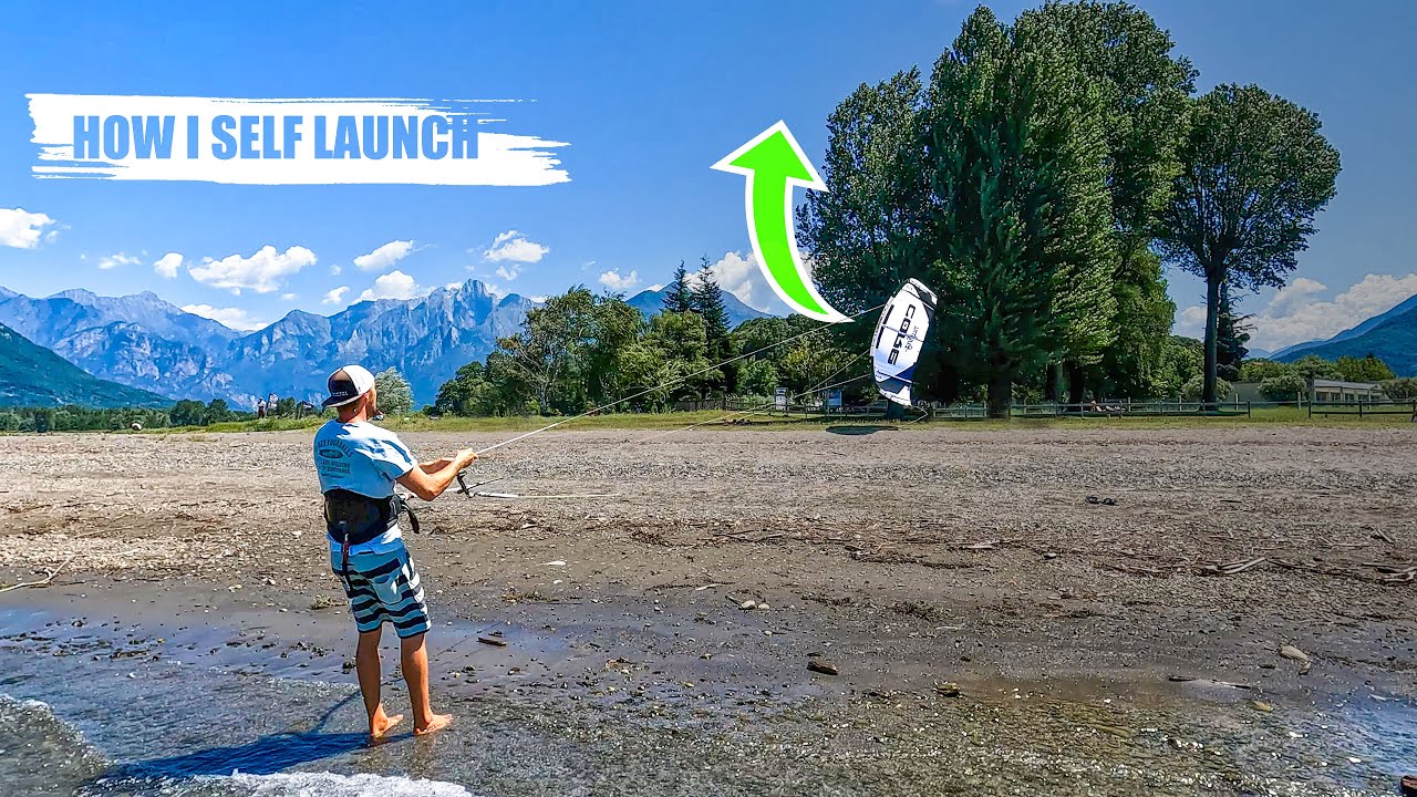 How I Self Launch My Kite
