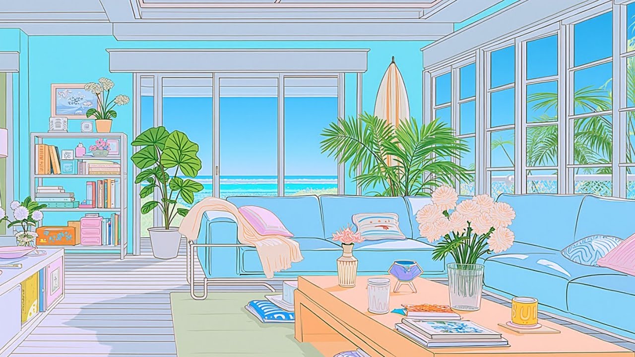 Chill Lofi Hip Hop Beats for Studying & Relaxing | Ocean View Vibes