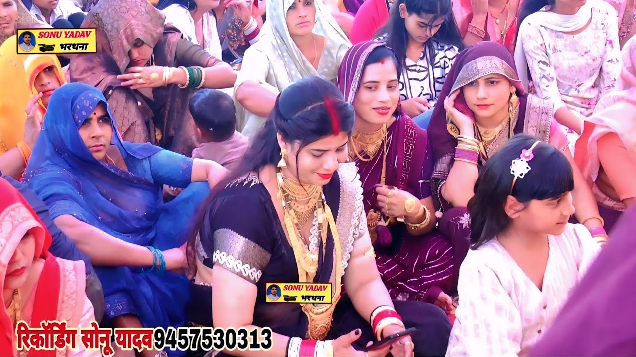 #इटावा में #प्रतीक्षा #शास्त्री की #आवाज #सुनकर भाभी हुई #दीवानी bs studio Bharthana 