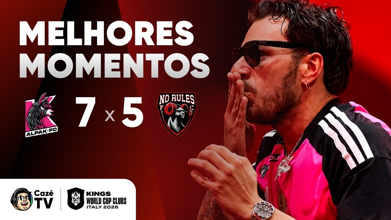 MELHORES MOMENTOS: ALPAK 7 X 5 NO RULES | COPA DO MUNDO DE CLUBES KINGS LEAGUE | 1&ordf; RODADA