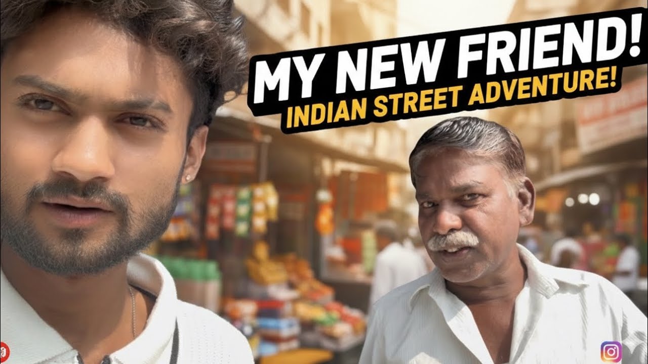 My New Friend ! Indian street adventure