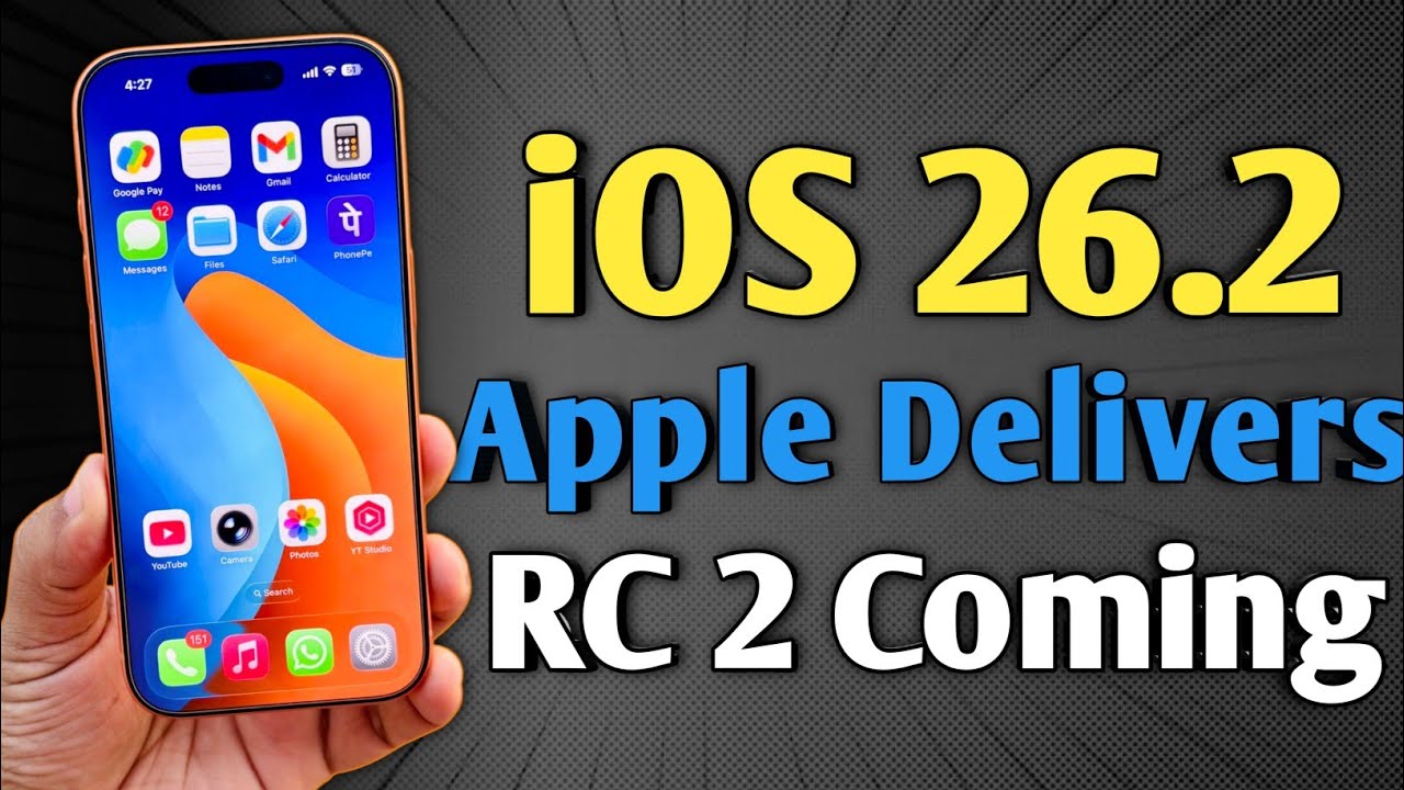 iOS 26.2 - Apple Delivers | iOS 26.2 RC 2