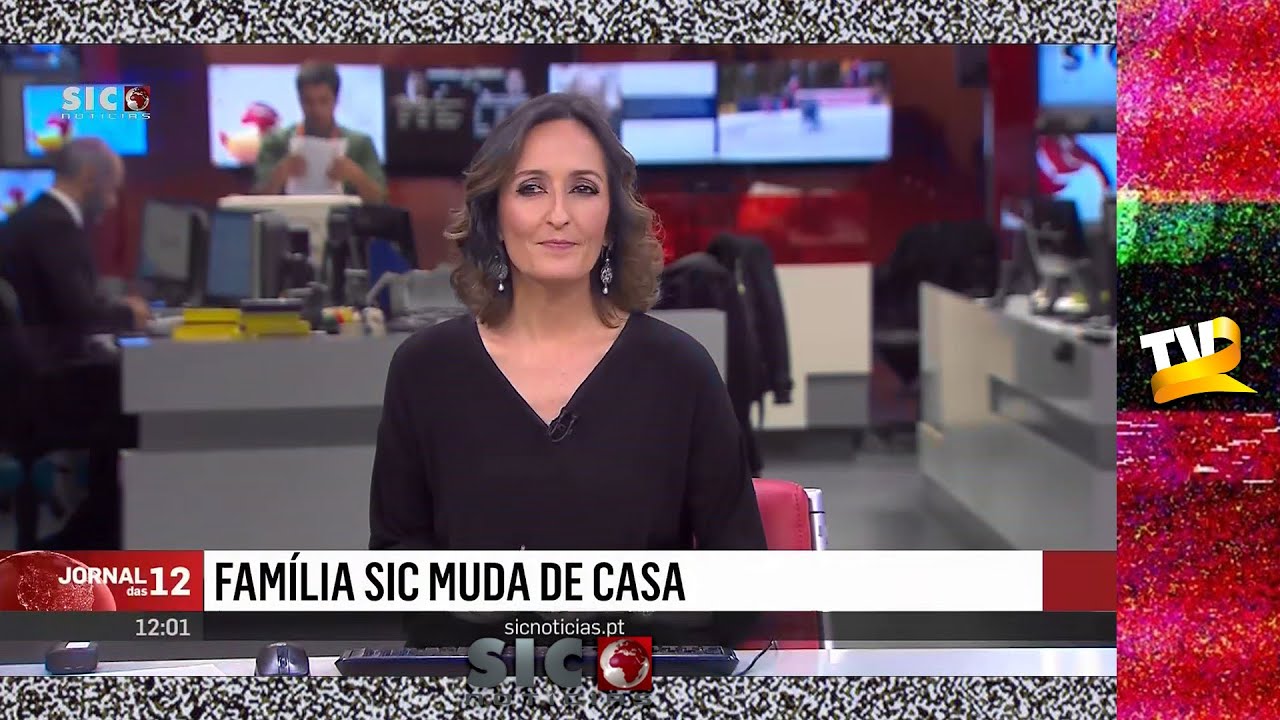 SIC Notícias - Último Jornal das 12 em Carnaxide (2019)