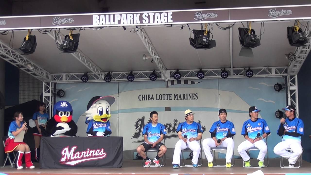 つば九郎も参加！マリンフェスタトークショーは豪華5選手とマーくん
