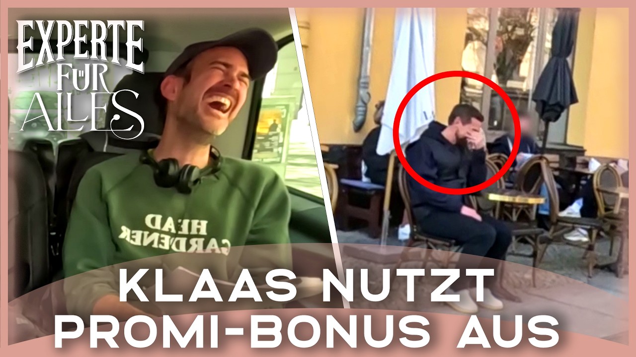 Klaas testet: Werden Prominente wirklich bevorzugt? | Experte für Alles