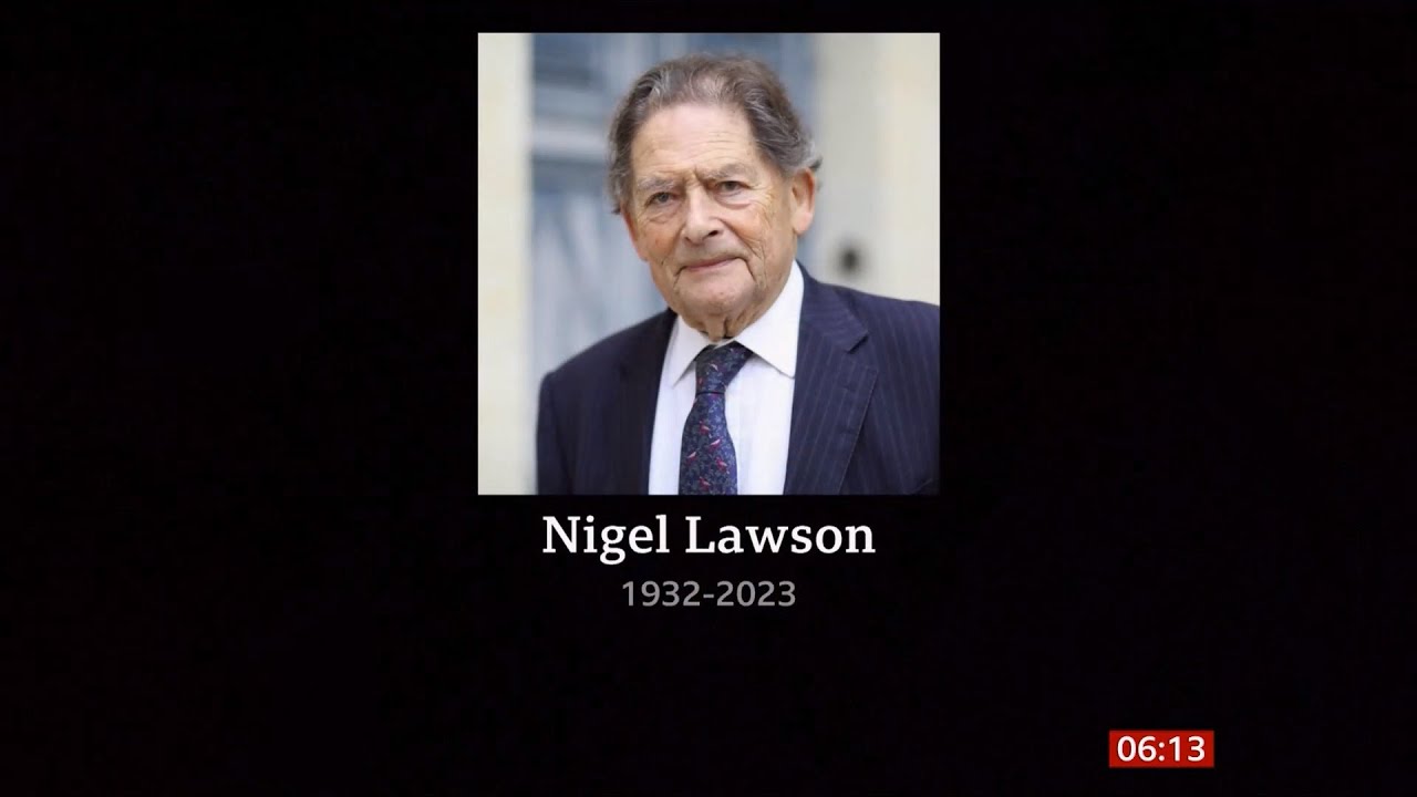 Nigel Lawson passes away (1932 - 2023) (UK) - BBC News - 4th April 2023